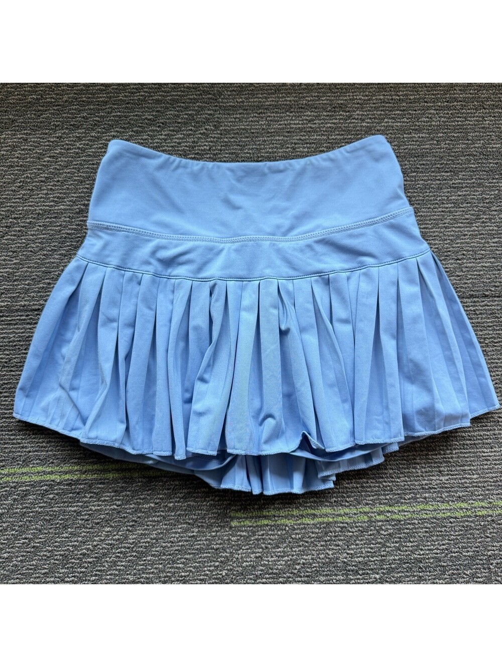 GOLD HINGE Womens Pleated Tennis Skirt XS Light Blue Preppy Athleisure Skort